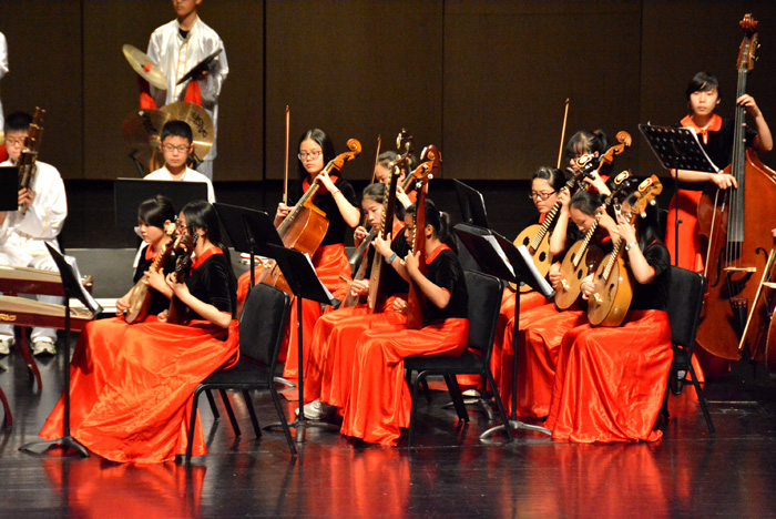 我校古筝合奏队参加宁波市中小学生器乐合奏比